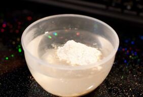 Soda against the nail fungus